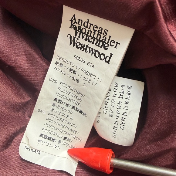 Vivienne Westwood 2017 2k$+ Andreas Kronthaler Padded Purple Jacket - Picture 8 of 16